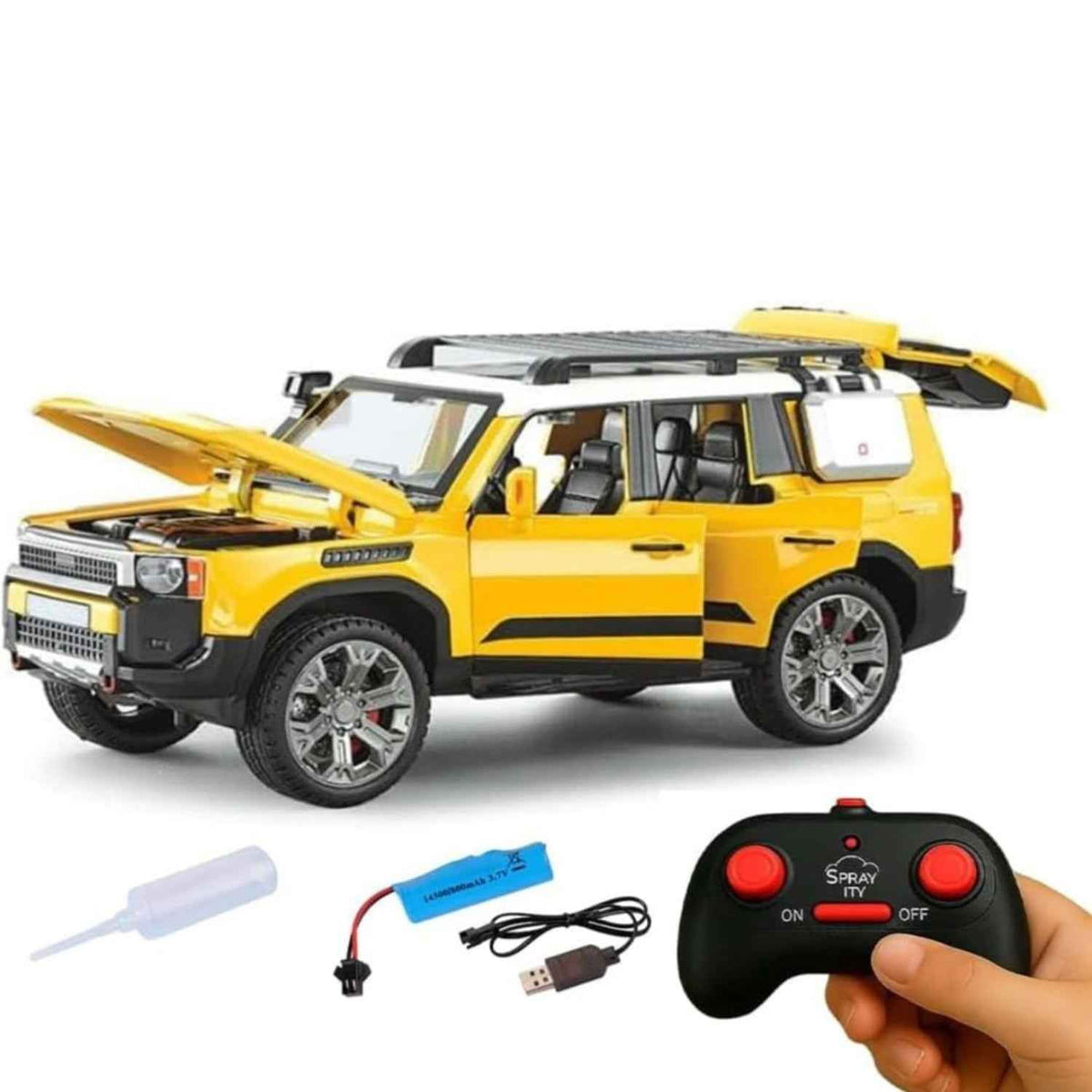 Toyota Land Cruiser Remote Control 1:24 Diecast Scale Model Car