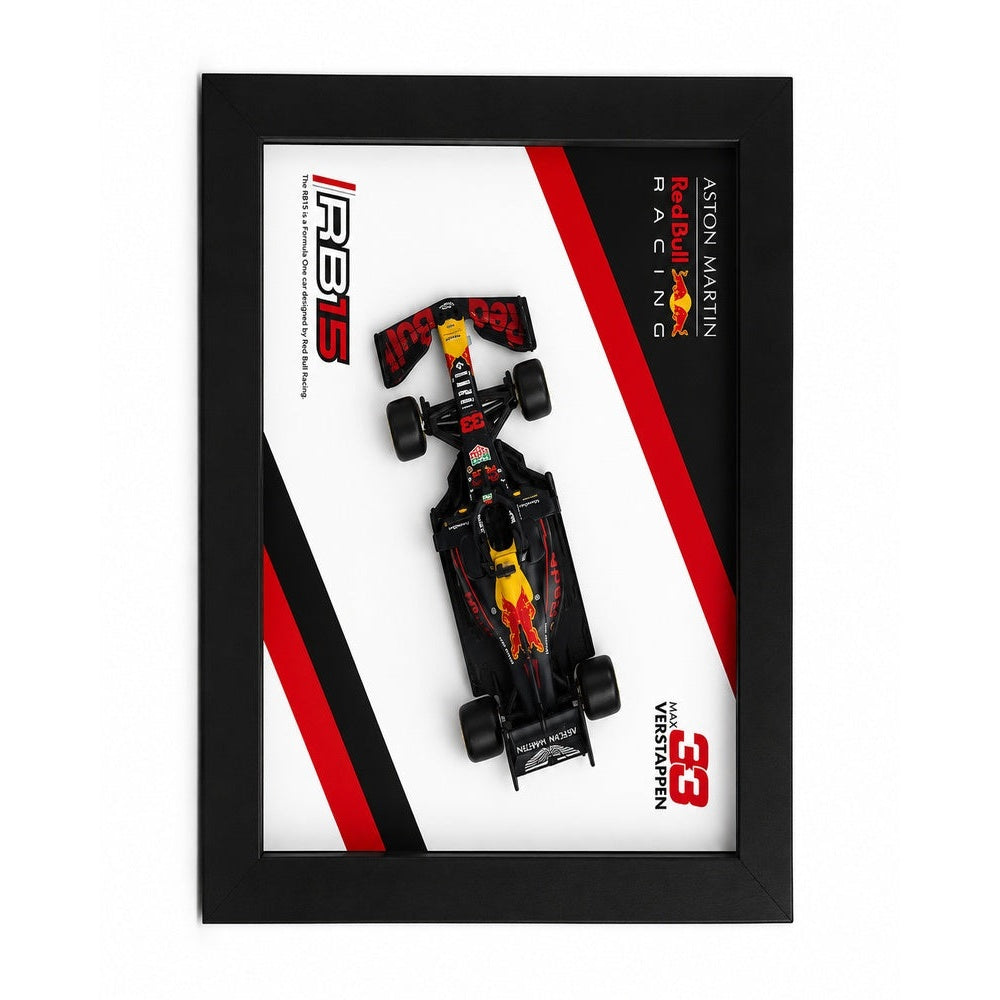 Red Bull Racing RB15 3D Diecast Car Frame – Premium Formula Racing Wall Decor