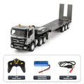 Huina 1318 1:18 RC Tractor Truck 9CH Remote Control with Flatbed Trailer