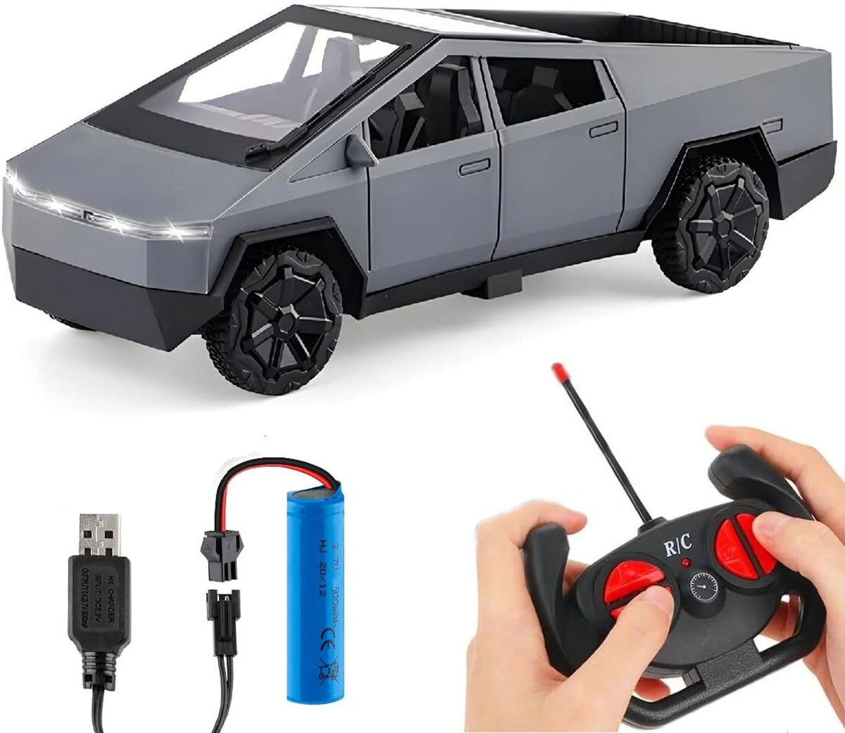 Tesla Cybertruck With Remote & Accessories Car 1:18 Scale