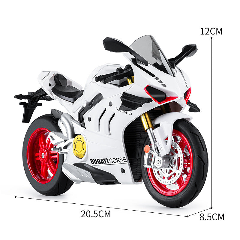 Ducati Panigale V4 1:10 Diecast Alloy Model Bike – Premium Sports Motorcycle Collectible