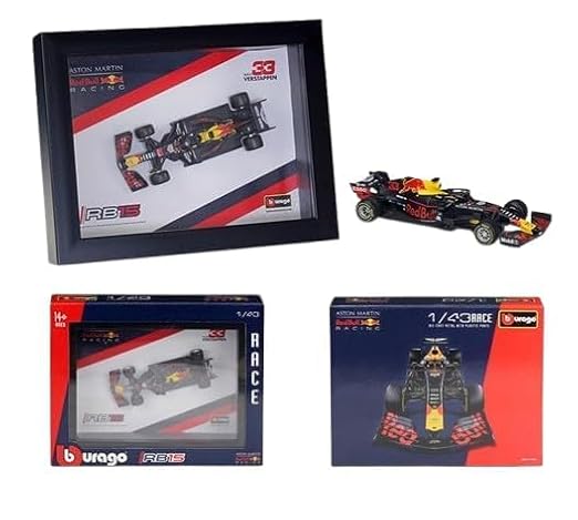 Red Bull Racing RB15 3D Diecast Car Frame – Premium Formula Racing Wall Decor