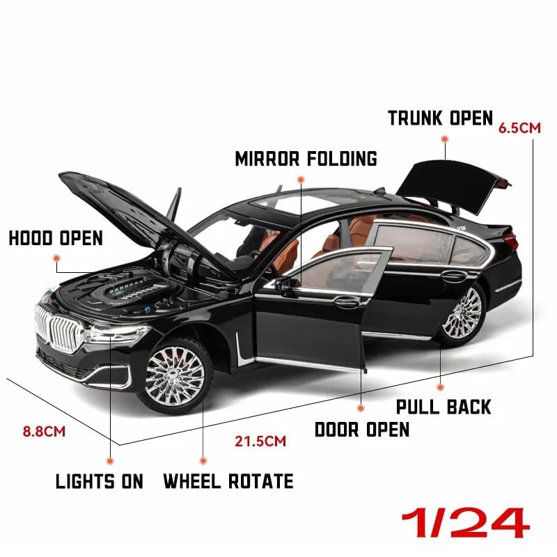 BMW 760Li 1:24 Diecast Scale Model Car