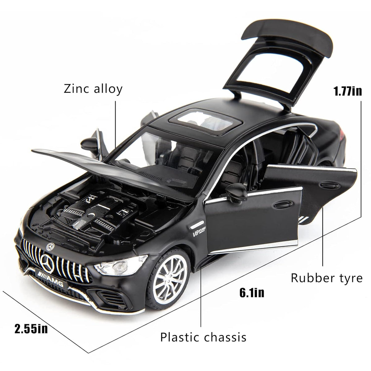 Mercedes AMG GT63 1:24 Diecast Scale Model Car