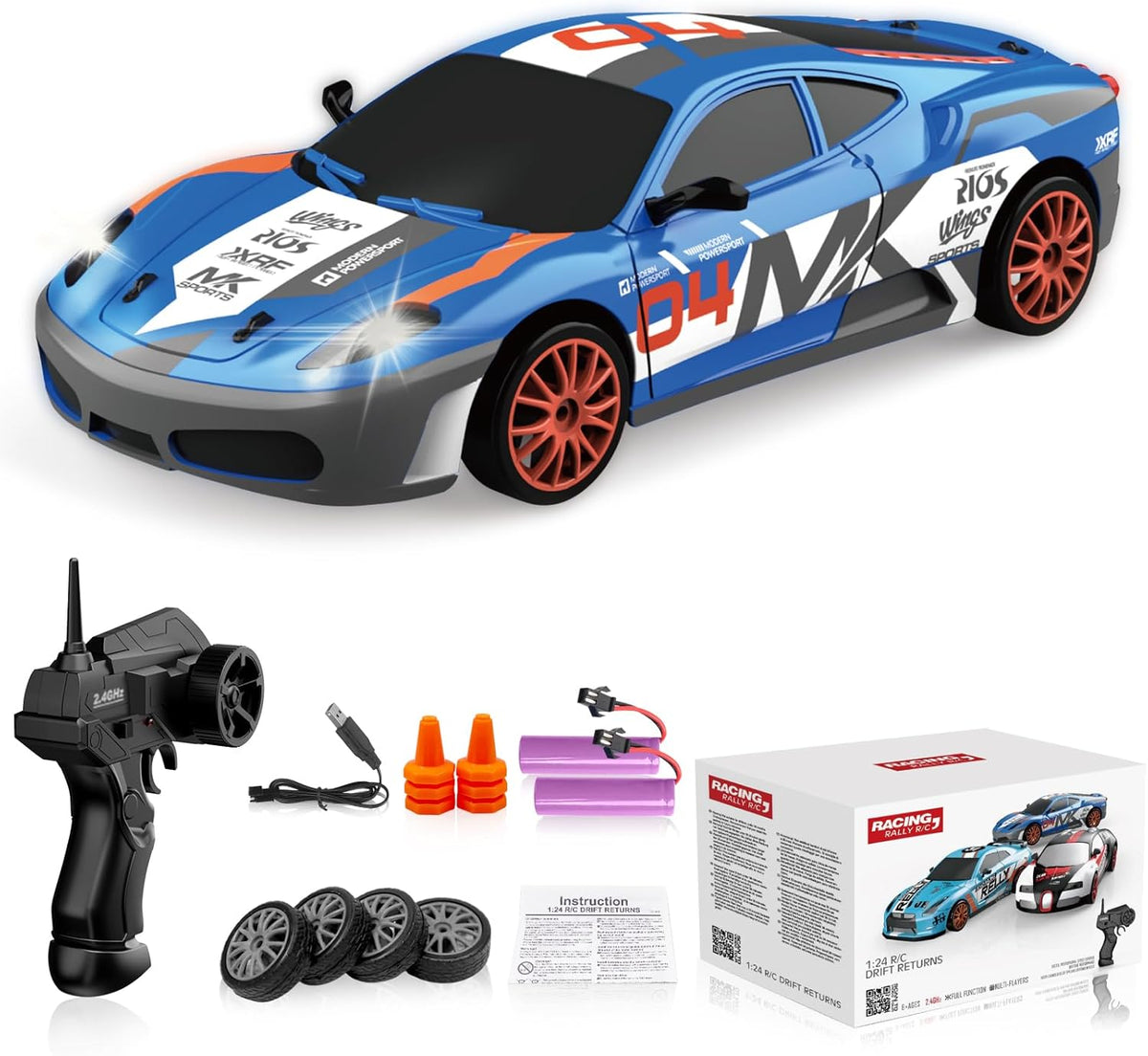 RC Drift Car 2.4GHz 1:24 Scale
