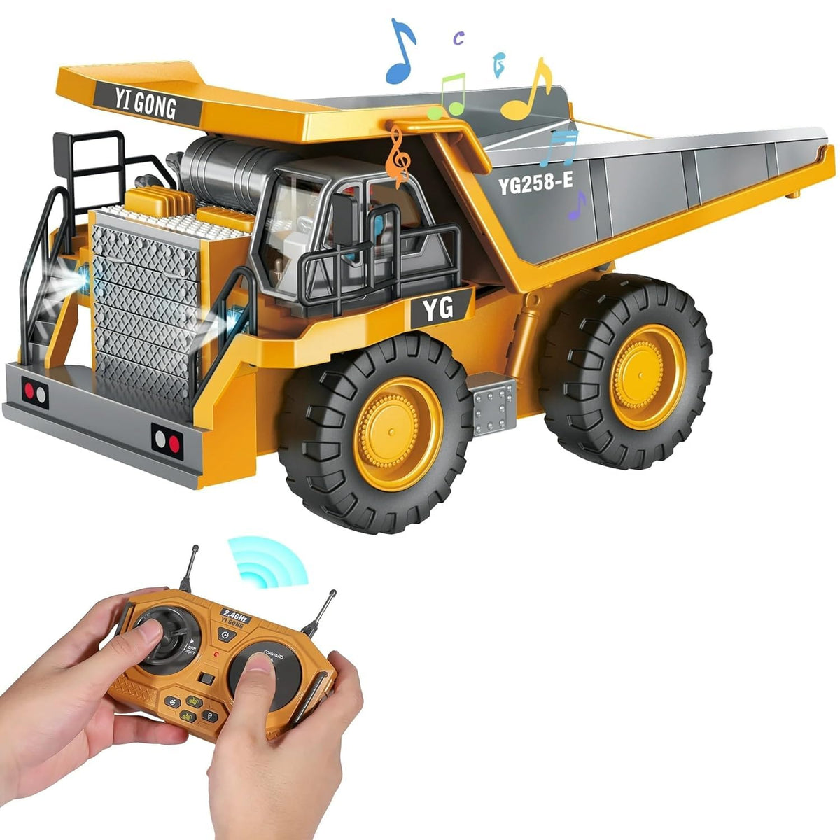 RC Construction Dumper Truck – Remote Control Construction Toy