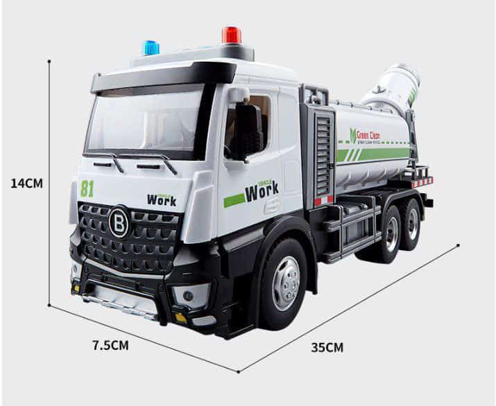 Green Clean Fog Truck Toy – Spray Cleaning Vehicle for Kids