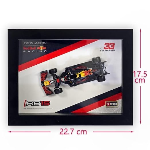 Red Bull Racing RB15 3D Diecast Car Frame – Premium Formula Racing Wall Decor