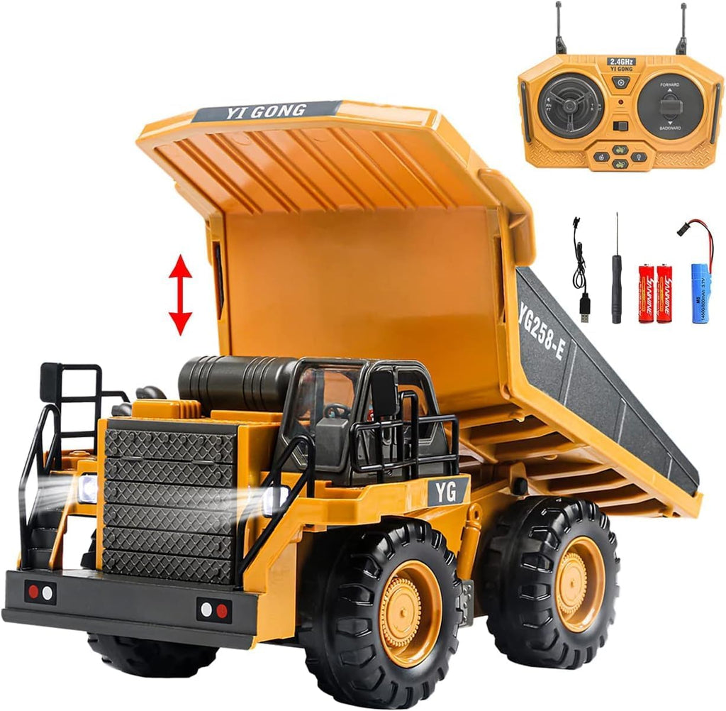 RC Construction Dumper Truck – Remote Control Construction Toy