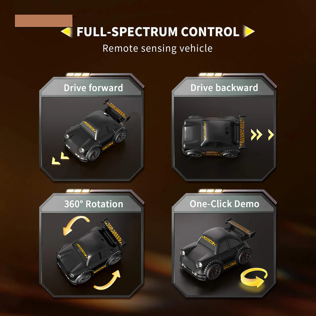 RC Car with Motion Sensor – Smart Escape and Follow Me
