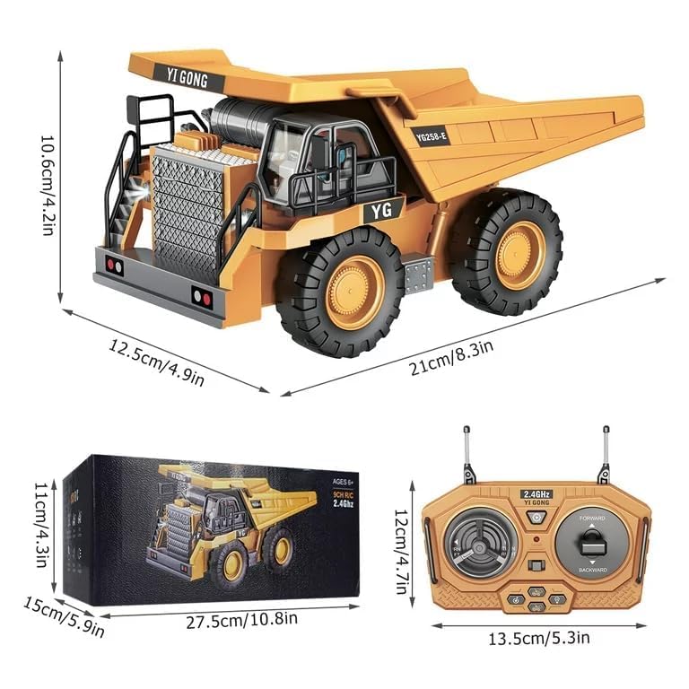 RC Construction Dumper Truck – Remote Control Construction Toy