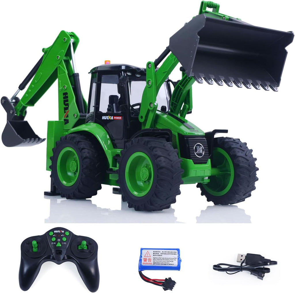 HUINA JCB 1579 1:14 REMOTE CONTROL BACKHOE LOADER