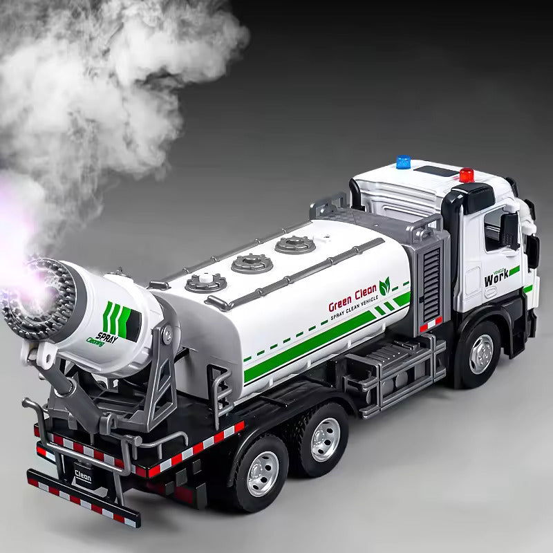 Green Clean Fog Truck Toy – Spray Cleaning Vehicle for Kids