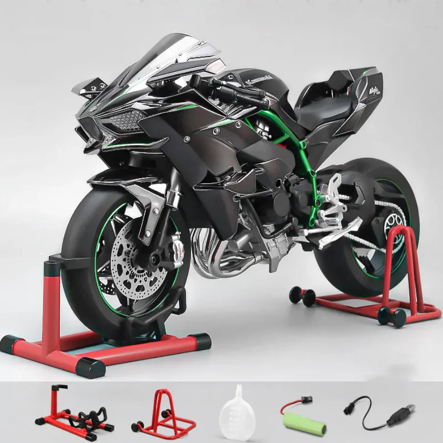 Kawasaki Ninja H2R Smoke 1:9 Diecast Alloy Model Bike