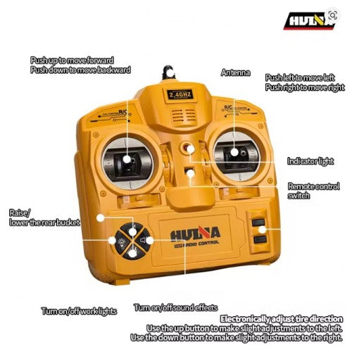 Huina 1573 1:14 Scale Remote Control Dumper Truck