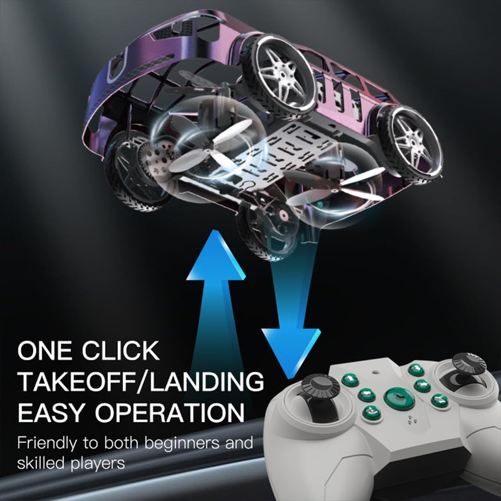 2-in-1 Flying Remote-Controlled Car Drone