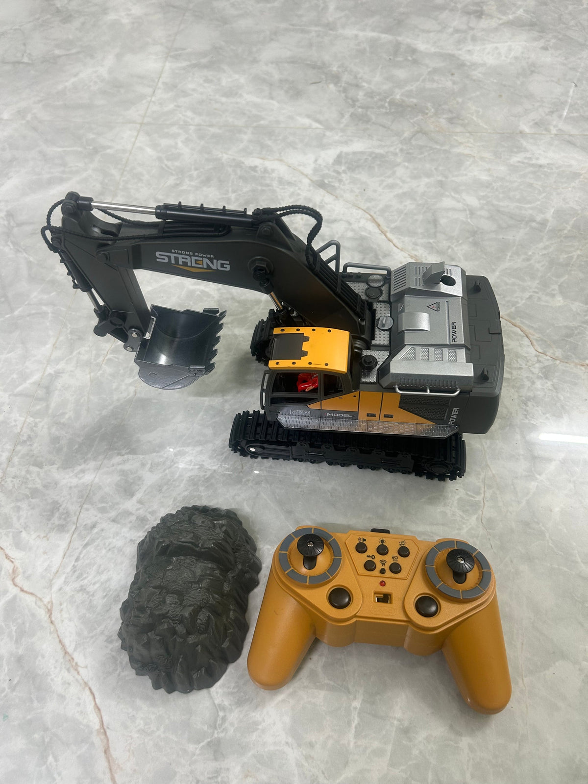 Metal JCB Excavator with 12-Channel Function, 2.4GHz Remote Control