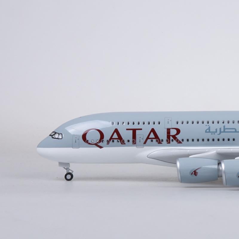 Qatar Airbus A380 Plane 47CM 1:160 Diecast Scale Model