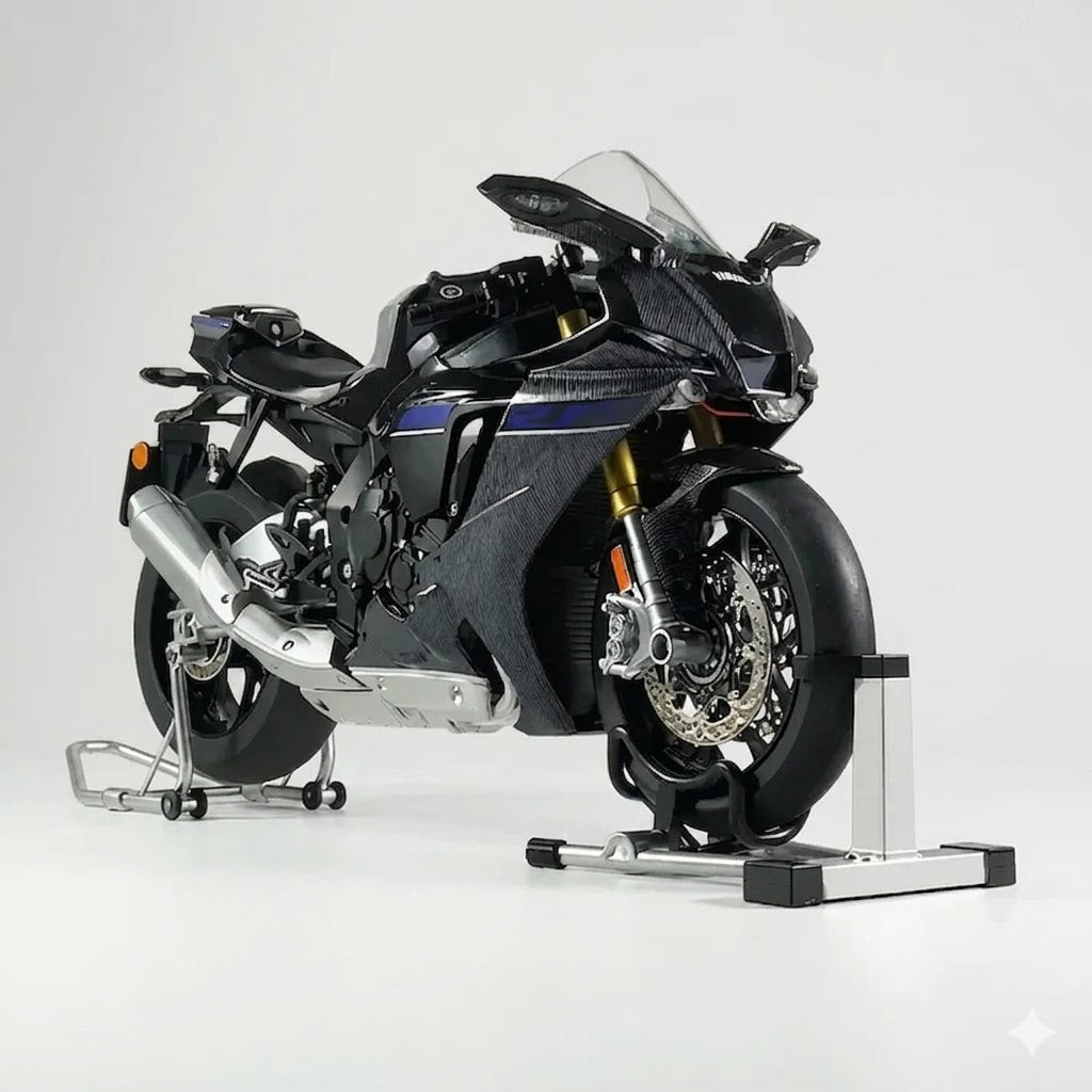 F3 Yamaha R1M Smoke 1:6 Diecast Alloy Model Bike