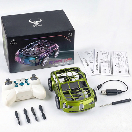 2-in-1 Flying Remote-Controlled Car Drone