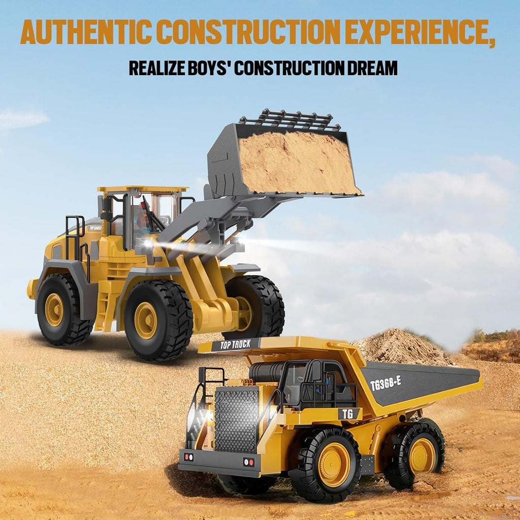 Yigong Remote Control Construction Bulldozer – 1:24 Scale RC Construction Vehicle