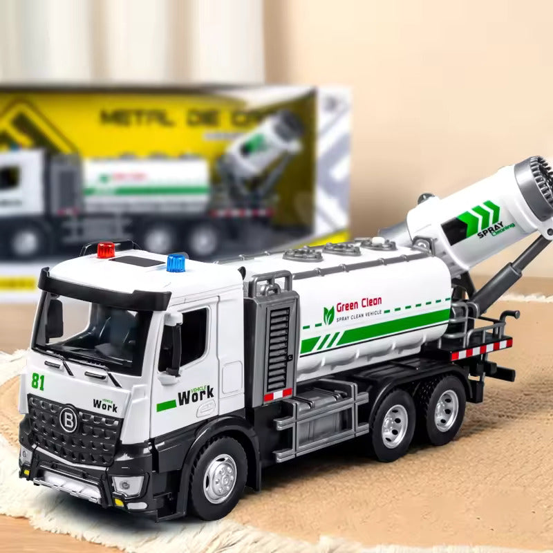 Green Clean Fog Truck Toy – Spray Cleaning Vehicle for Kids