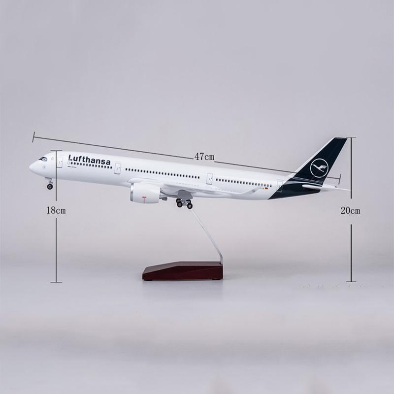 Lufthansa Airbus A350 Airplane 47CM 1:142 Diecast Scale Model