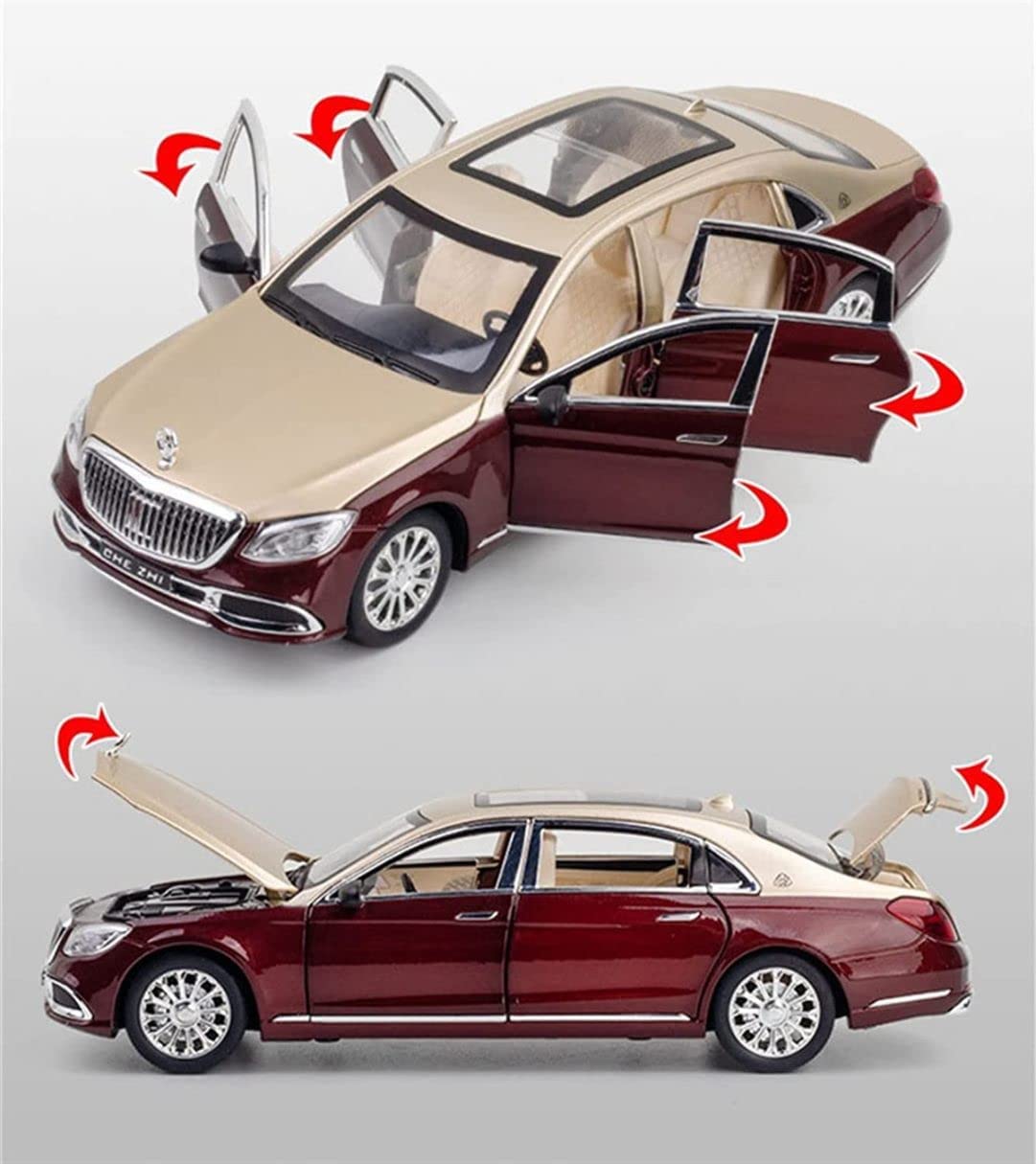 Mercedes-Benz Maybach S600 1:24 Diecast Scale Model Car