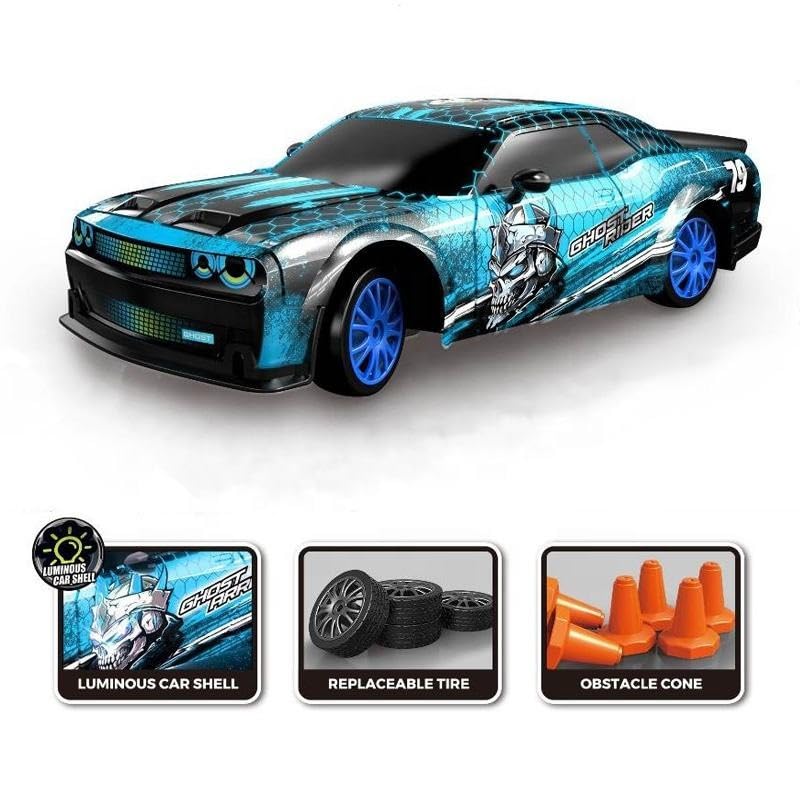 Ghost Arrive Green Edition With Drift Remote & Accessories Car 1:24 Scale