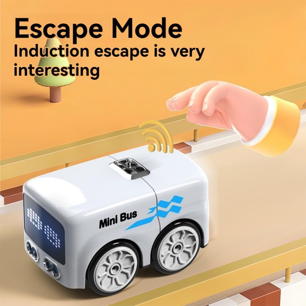 Magic Bus – Follow Line Car, Auto LED Expression Lights & 4 Play Modes
