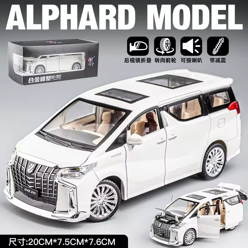 Toyota Alphard 1:24 Diecast Scale Model Car