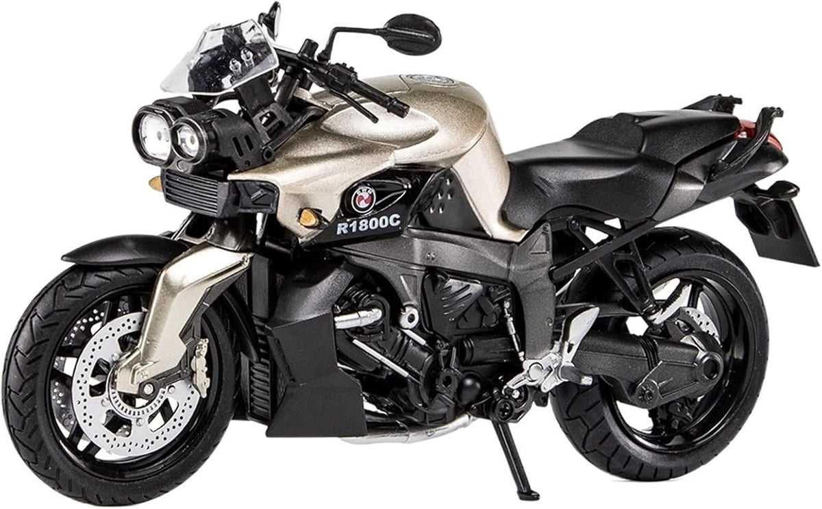 BMW R1800C 1:24 Diecast Scale Model Motorcycle – Metal Collectible Bike