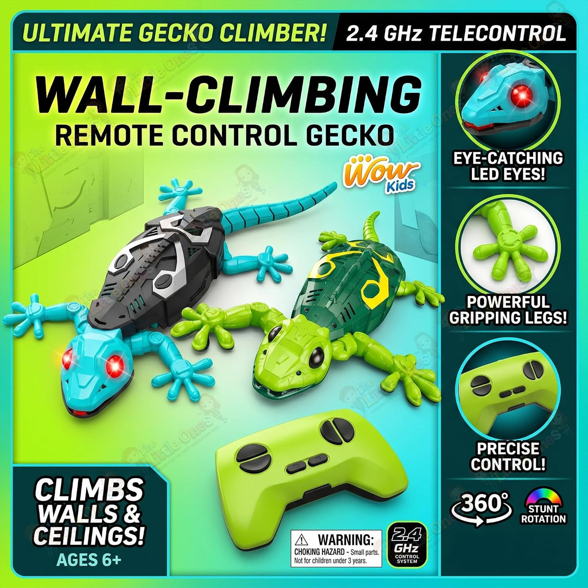 Geckos Telecontrol Wall-Climbing RC Lizard