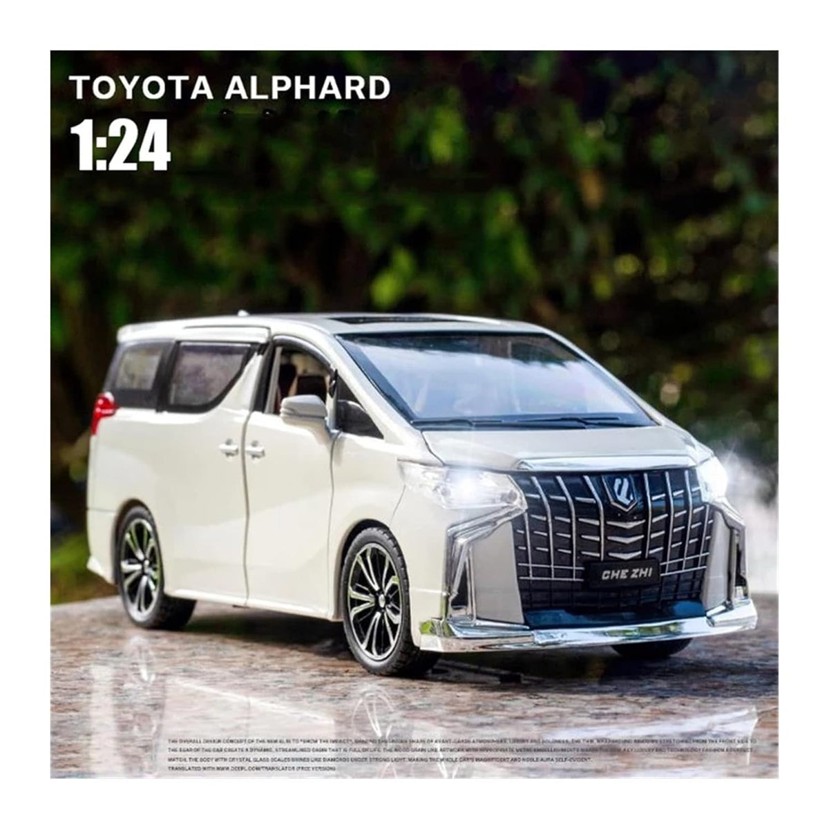 Toyota Alphard 1:24 Diecast Scale Model Car