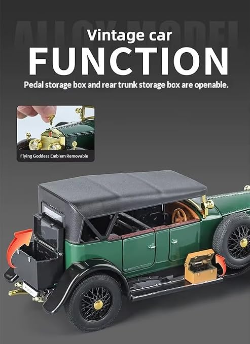 Vintage Royal 1925 Die-Cast Model Car – 1:24 Scale