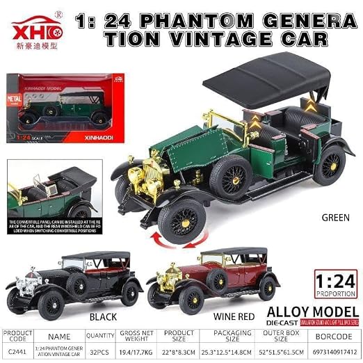 Vintage Royal 1925 Die-Cast Model Car – 1:24 Scale