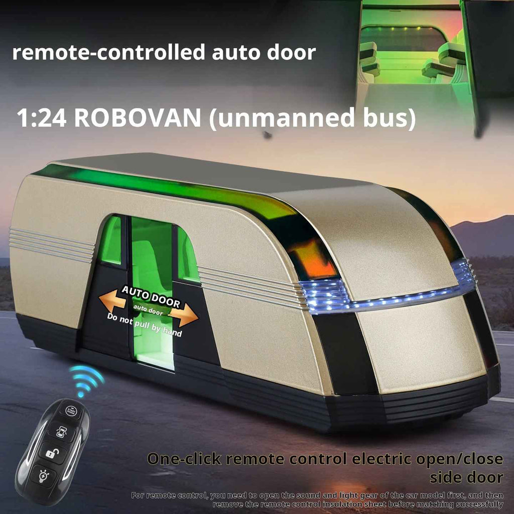 Robovan Autonomous Bus 1:24 Scale Die-Cast Model with Key Remote