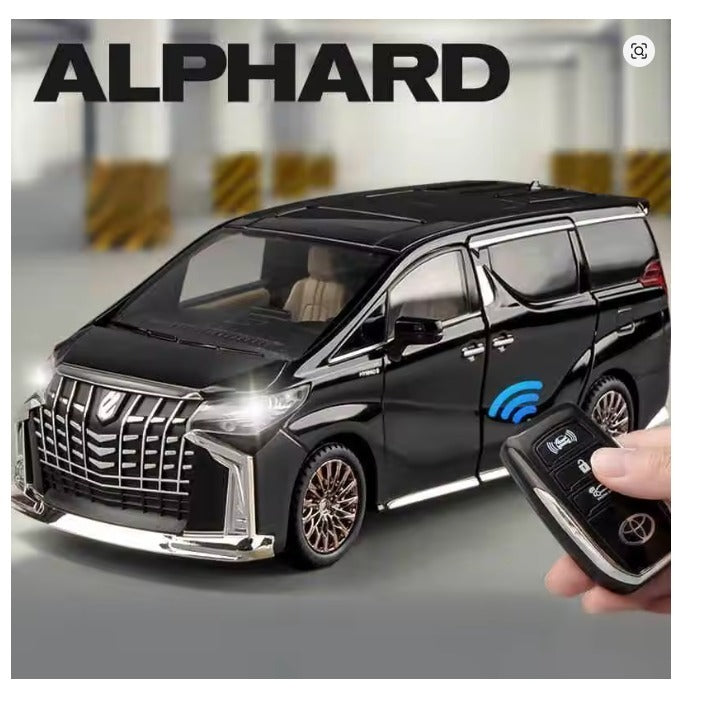 Toyota Alphard 1:24 with Key Remote Metal Diecast Car (TOYRAA)