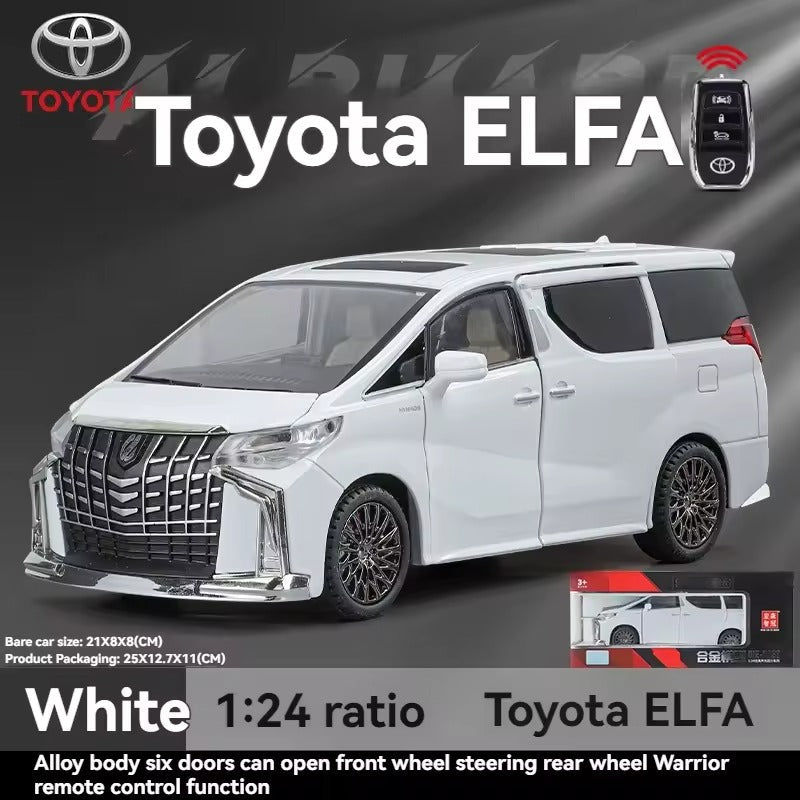 Toyota Alphard 1:24 with Key Remote Metal Diecast Car (TOYRAA)