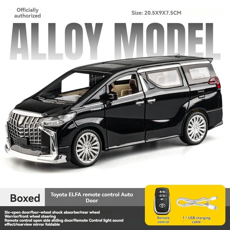 Toyota Alphard 1:24 with Key Remote Metal Diecast Car (TOYRAA)
