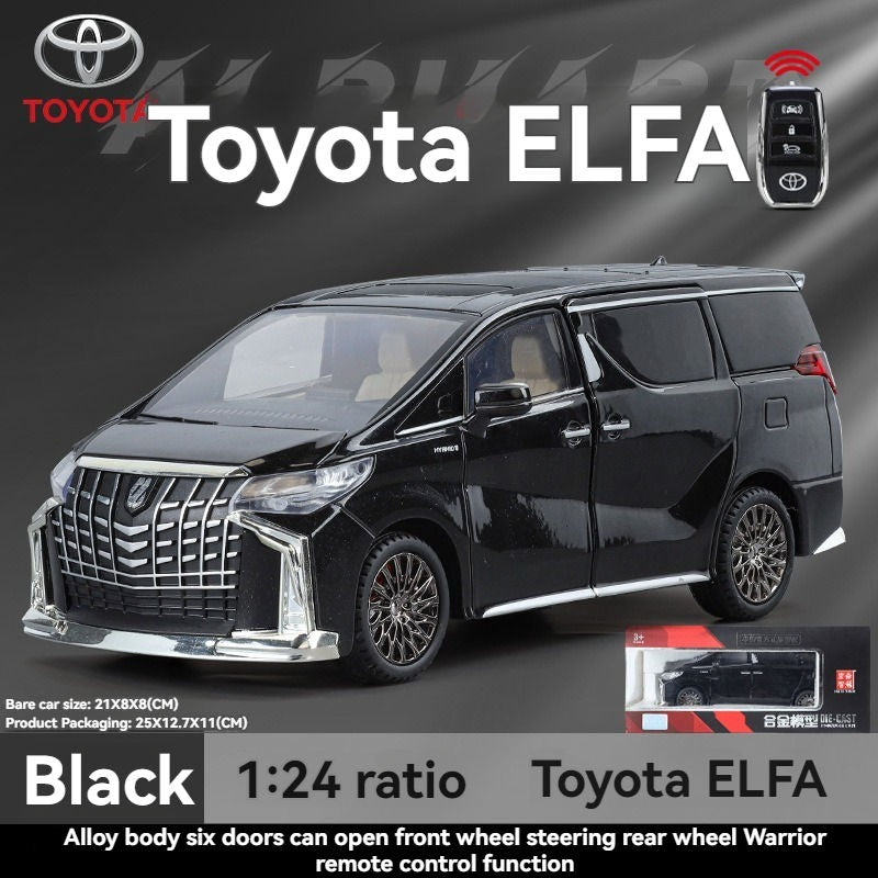 Toyota Alphard 1:24 with Key Remote Metal Diecast Car (TOYRAA)