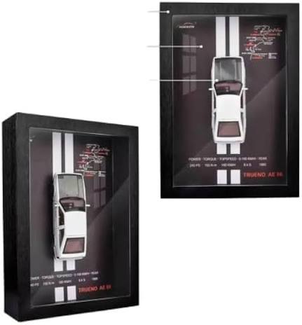 TOYOTA AE 86 3D Diecast Car Frame – Premium Classic Sports Car Wall Decor