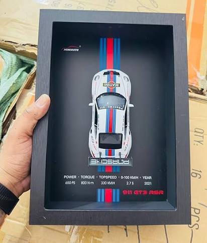911 GT3 RSR 3D Diecast Car Frame