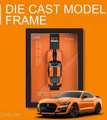 SHELBY 3D Diecast Car Frame – Premium Sports Car Wall Decor
