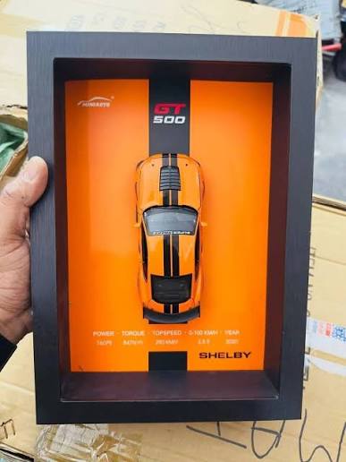SHELBY 3D Diecast Car Frame – Premium Sports Car Wall Decor
